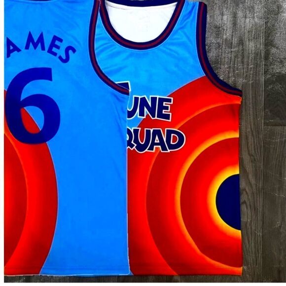 NWOT WARNER BROS UNISEX SPACE JAM JERSEY - Picture 1 of 4